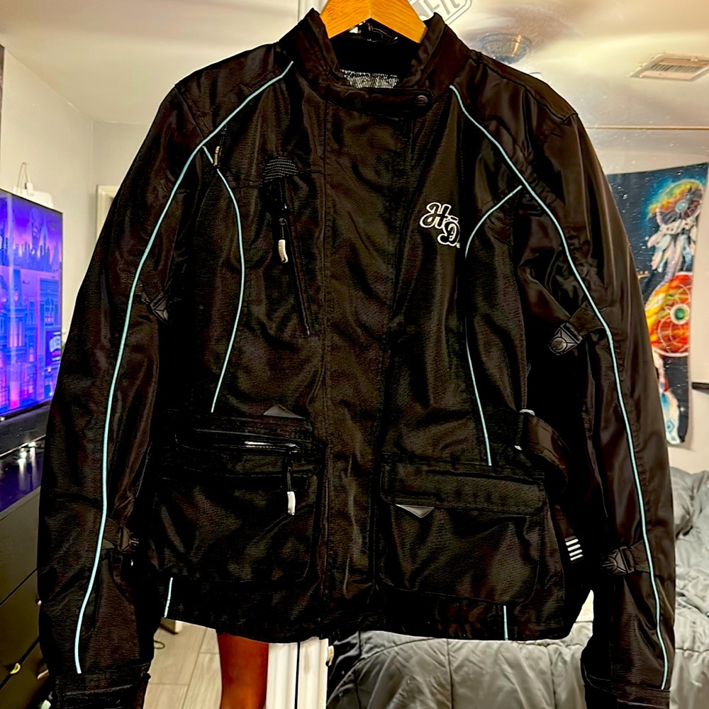 Hardley Davidson riding jacket. Made for extremely cold weather. Women’s XL.